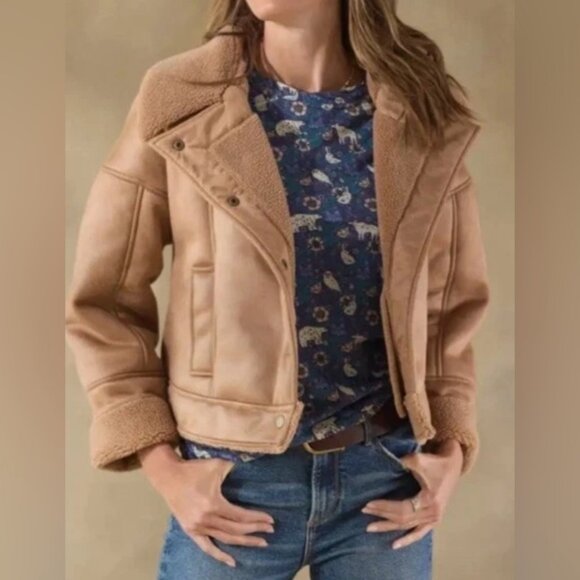 Sundance NEW Moss Ridge Coat In Teddy Brown Size XSP - Picture 3 of 15